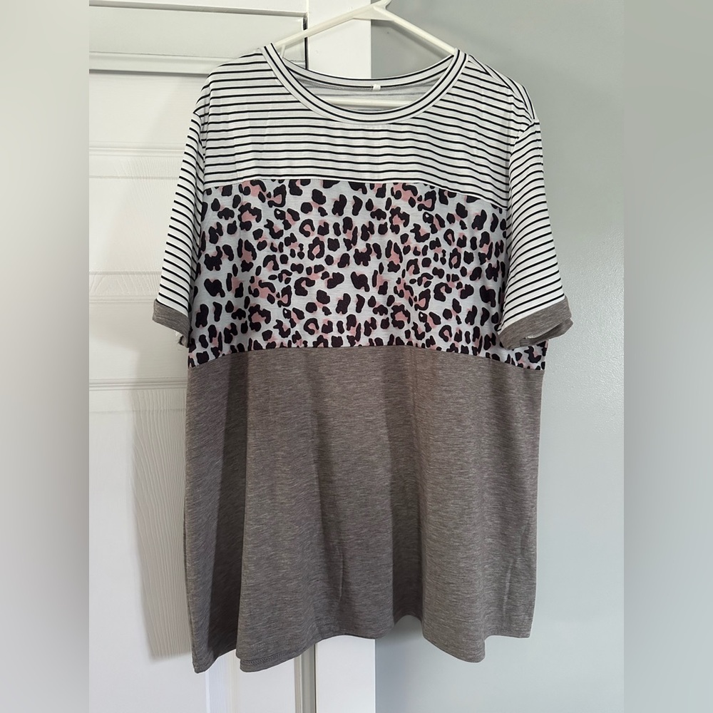 Short Sleeve Cheetah Shirt